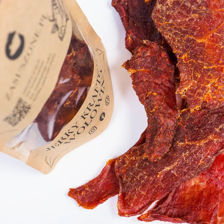 Suszona wołowina ostra 40g pikantne Beef Jerky Zasuszone ostre beef jerky z najwyżej jakości wołowiny